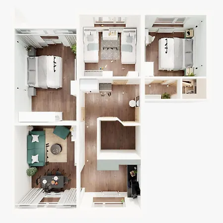 Apartman 4 Izbovy V Centre Dolneho Kubina *