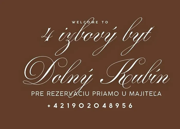 4 Izbovy V Centre Dolneho Kubina Alsókubin